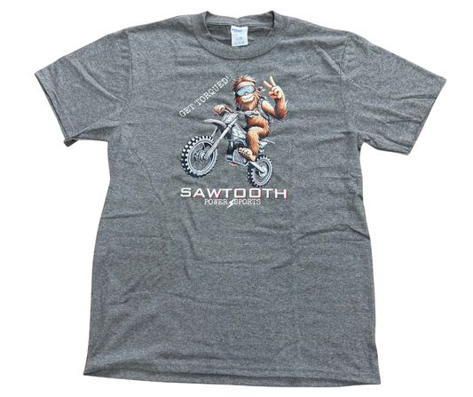 Sawtooth Powersports Peace Sign Sasquatch T-shirt